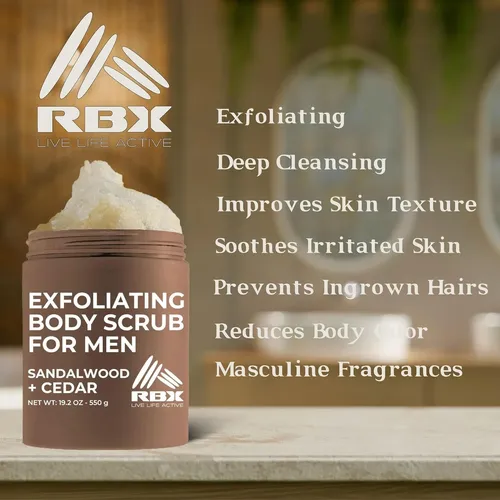 Rbx Exfoliante Corporal Masculino Con Manteca De Karité Vita