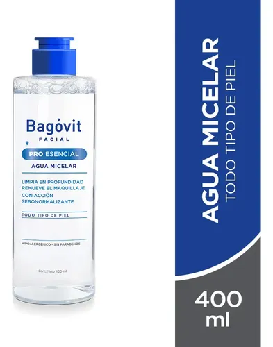 Bagovit Facial Pro Esencial Agua Micelar Desmaquillante 400m
