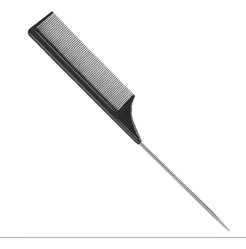 Peine Para Extensiones De Cabello Peinados Divisiones Color Negro (E3)