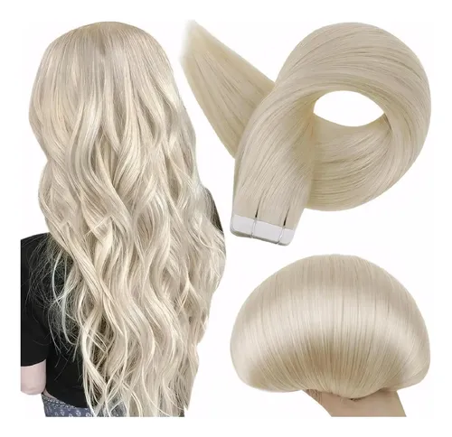 Extensiones De Cabello Con Cinta Full Shine 25 Cm Rubio