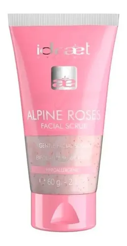 Idraet Alpine Roses Facial Scrub Crema Exfoliante Suave