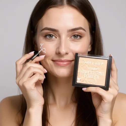 Polvo Iluminador Megaglo Wet N Wild Compacto Maquillaje Tono Del Maquillaje Precius Petals