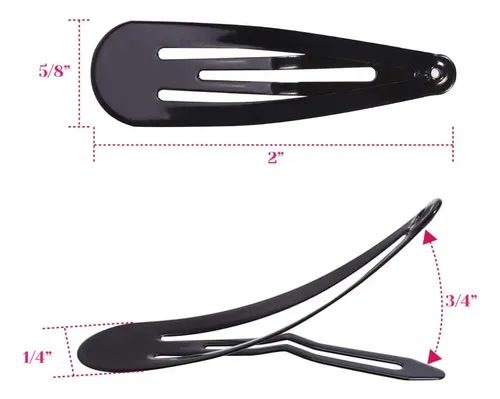 De- Pinzas Para El Pelo Snap Hair Clips Para Niñas, 80 ! –