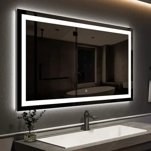 Espejo Led 120×50 Cm Rectangular Touch Envia Espejos