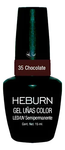 Esmalte Gel Led/uv 35 Chocolate Semipermanente Heburn