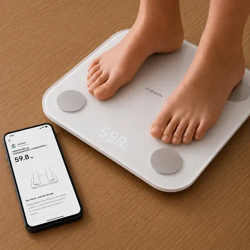 Balanza Inteligente Xiaomi (bluetooth App 25 Indicadores)