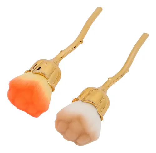Cepillo Para Uñas, 2 Unidades, Removedor De Polvo Rose .