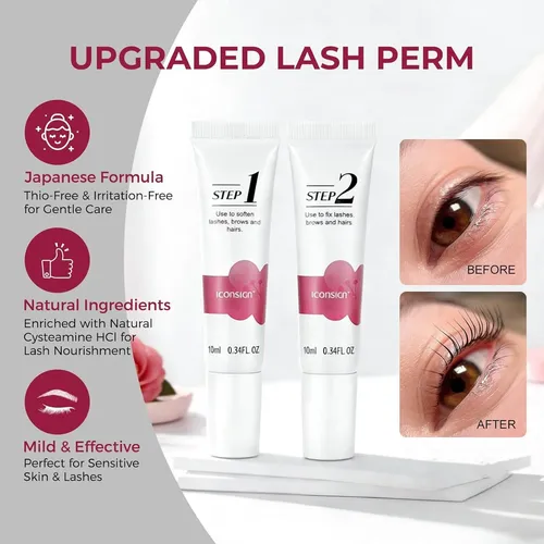 Kit Levantado De Pestañas Iconsign Coreano