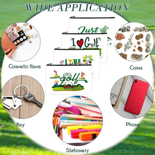 Bolsa De Maquillaje Eccliy Golf, Bolsa De Cosméticos De Lona