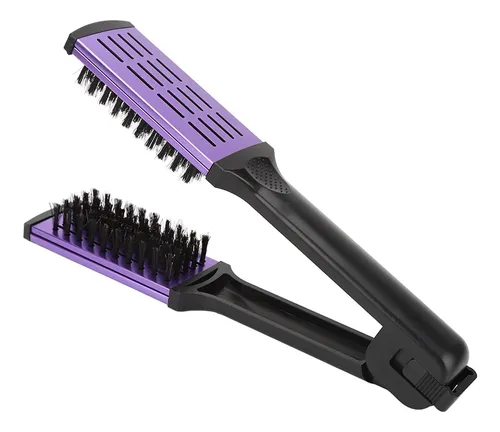 Cepillo Plano Con Pinza Para Alisar El Cabello, De Para