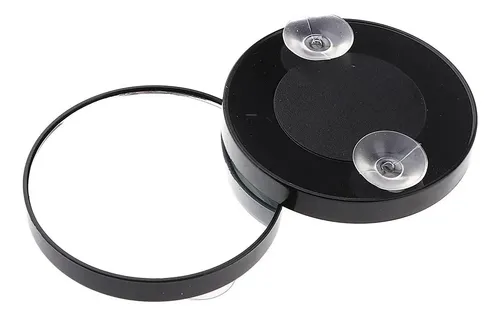 2 Unids Espejos De Ventosa Espejo Para Mujer Negro