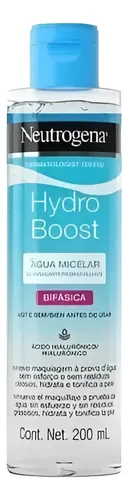 Agua Micelar Neutrogena Hydro Boost Bifásica X 200 Ml