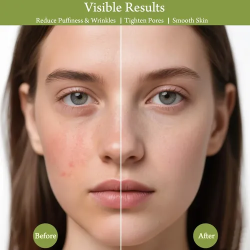 Set Masajeador Facial Real Perfection Rodillo Gua Sha Verde