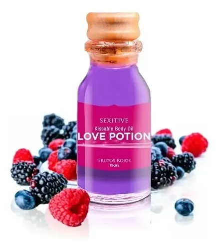 Aceite Comestible Love Potion Sexitive Frutos Rojos 15gr