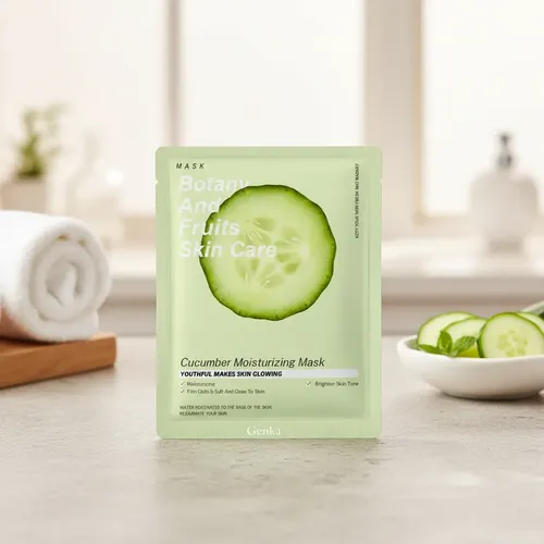 Mascarilla Facial De Pepino Hidratante Descongestiva Sadoer