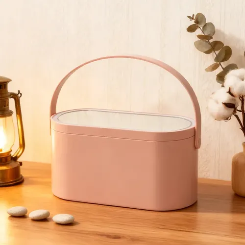 Set De Cosméticos Para Bolsos Portátiles Led De Gran Capacid