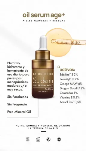 Serum Sulderm La Edad De Oro Tipo De Piel Todo Tipo De Piel