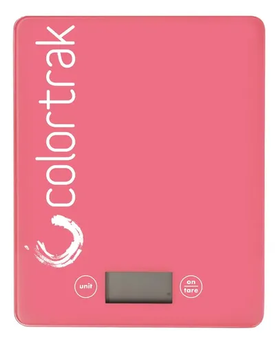 Báscula Digital Colortrak De Vidrio Templado Para Salón 5 Kg