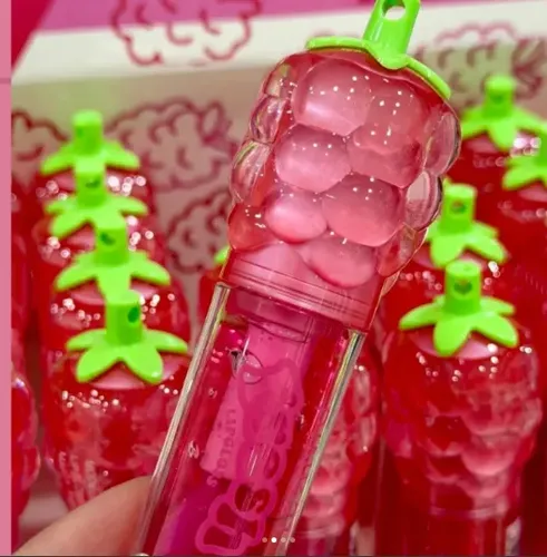 Gloss Labial Pink21 Fresh Frutilla Hidratante Brillo Labios