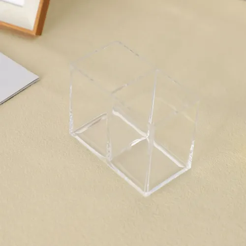 Soporte Acrílico Transparente Para Maquillaje, Bolígrafos, L