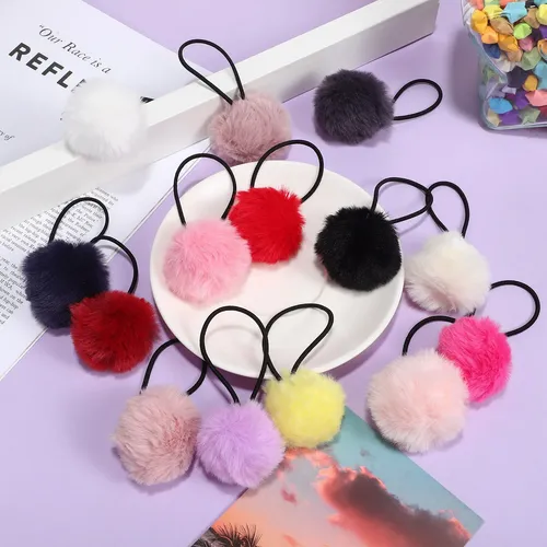 22 Unidades De Cintas Para El Pelo Con Forma De Bola, Con Fo