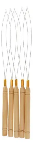 2 X 5pcs Kit Herramienta De Extensiones De Cabello Threader
