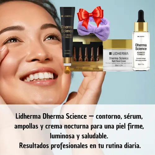 Kit X4 Dherma Science Antiarrugas Lidherma Pieles Maduras