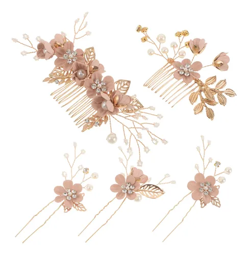 1 Juego De Accesorios Para El Cabello Para Bodas: Peineta De