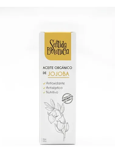 Aceite De Jojoba Orgánico Piel Cabello Sentida Botánica 30ml