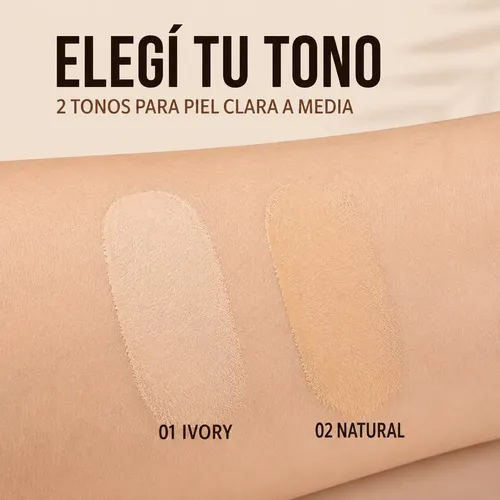 Base Maquillaje Cushion O’cheal Cream Acabado Tipo Porcelana