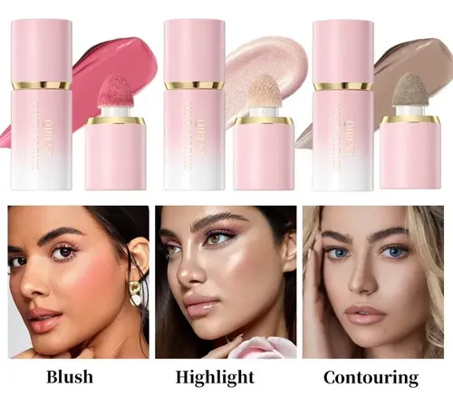 Rubor Iluminador Contorno Barra Maquillaje Líquido