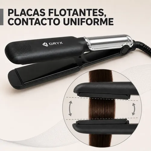 Plancha De Pelo Alisado Mujer Oryx Cerámica Turmalina 220°c