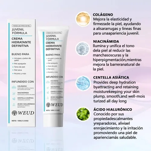 Facial Crema Hidratante 100g + Acné Loción Secante 29ml