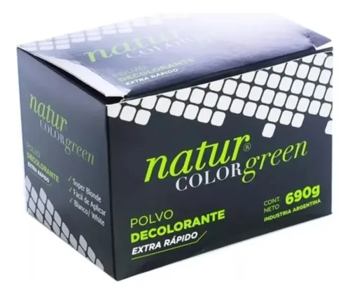 Kit X 2 Natur Color Green Decolorante E. Rápido Eco Pack 690