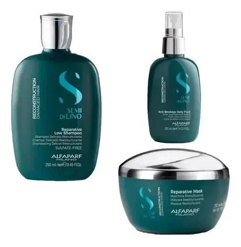Shampoo de 250ml Reconstruction Cabello Dañado Semi Di Lino Alfaparf