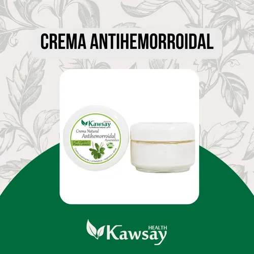 Crema Antihemorroidal Vegan, Natural, Ayurvedico