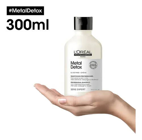 Shampoo L’Oréal Professionnel Metal Detox Shampoo L’oréal Professionnel Metal Detox en botella de 300mL de 300g por 1 unidad