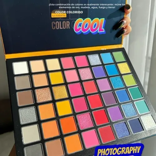 Belleza Esmaltada Paleta Sombras Cos Maquillaje Profesional