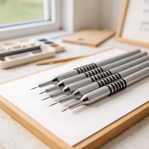 Set De Pinceles Para Decorar Uñas Y Diseño