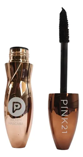 Mascara De Pestañas Marrón De Pink 21 Brown Volumen Y Define