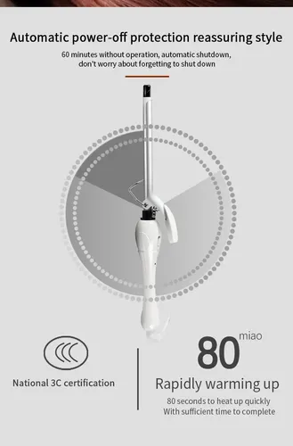 A 9mm Curling Iron Wool Small Curling Wand Teddy Curling @ F