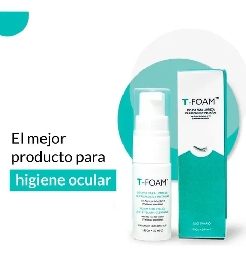 Espuma T-foam De Limpieza Para Párpados Y Pestañas (2cajas)