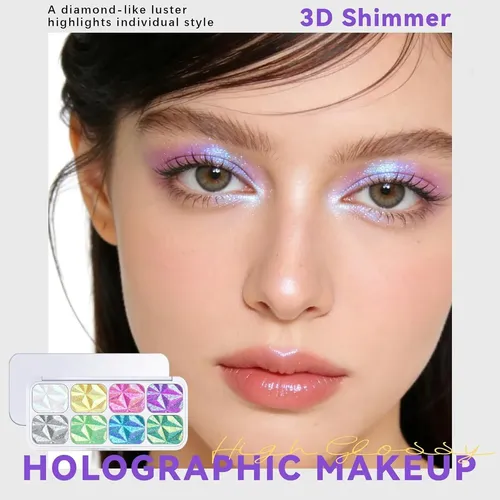 Paleta Holográfica De Ojos Duocromos