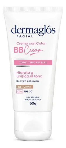 Dermaglós Facial Bb Cream Con Fps30 Hidratante Iluminadora