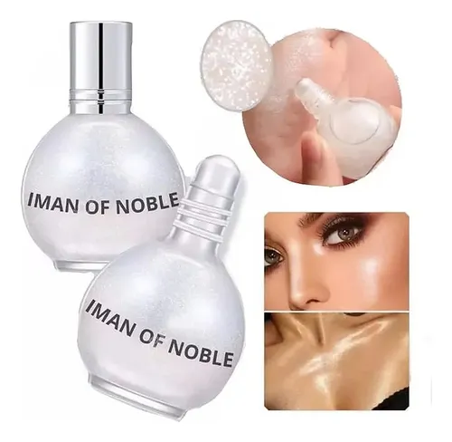 Nectar De Hadas Sparkling Girls Glitter Gibre Liquido Makeup Color Blanco