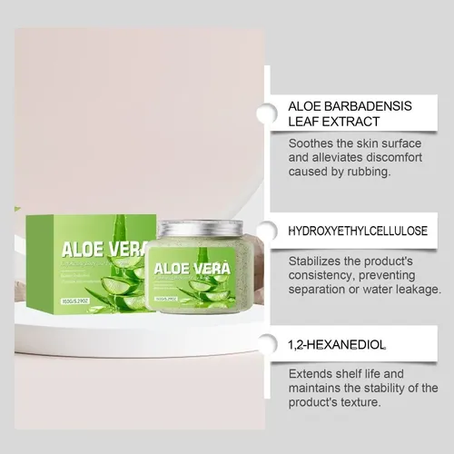 Exfoliante Aloe Vera Rostro Cuerpo Hidratante 300g Piel Lumi