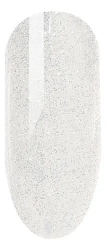 Esmalte Semipermanente Para Uñas Bompassy 15 Ml Color B5158 Silver Glitter