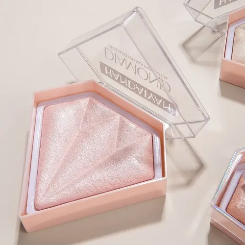 Compact Lighting Diamante Brillo Facial Powder