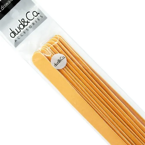 Lima de Cartón Recta Naranja Diswald & Co Set 10 Unidades Modelo 17