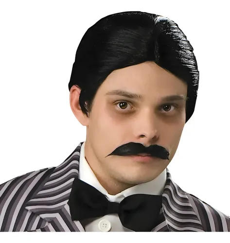 Papá Con Peluca Y Barba L (familia Adams Cos Wednsday)